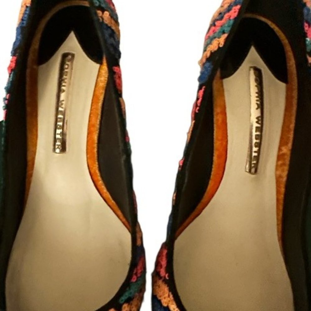Sophia Webster Sequin Heels (40) - Picture 5 of 6